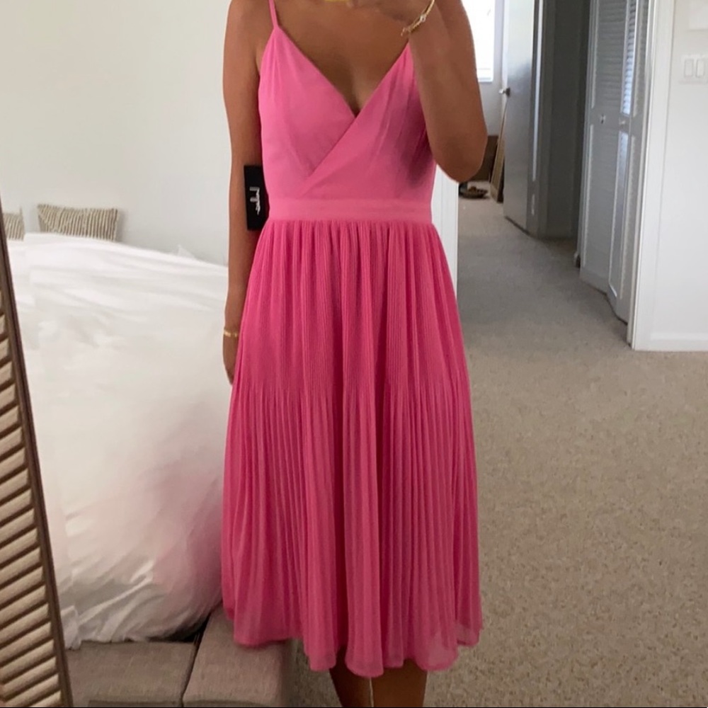NWT Lulus pink midi dress |XS
